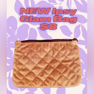 New Ipsy Glam Bag | Pink Quilted Travel Pouch | Makeup Organizer Clutch